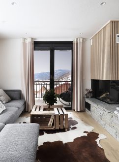 projet pernand salon montagne scandinave couleurs bois moderne